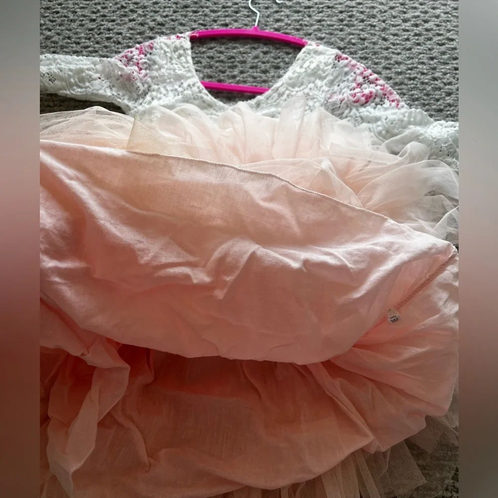 🧚 Backless A-line Lace Back Flower Girl Dress - Picture 5 of 7